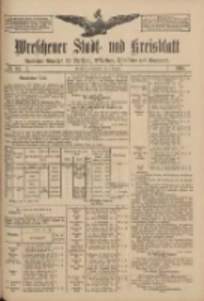 Wreschener Stadt und Kreisblatt: amtlicher Anzeiger f&uuml;r Wreschen, Miloslaw, Strzalkowo und Umgegend 1911.08.05 Nr92