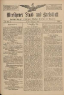 Wreschener Stadt und Kreisblatt: amtlicher Anzeiger f&uuml;r Wreschen, Miloslaw, Strzalkowo und Umgegend 1911.08.08 Nr93