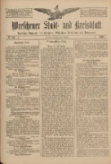 Wreschener Stadt und Kreisblatt: amtlicher Anzeiger für Wreschen, Miloslaw, Strzalkowo und Umgegend 1911.08.08 Nr93