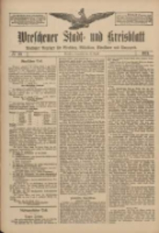 Wreschener Stadt und Kreisblatt: amtlicher Anzeiger f&uuml;r Wreschen, Miloslaw, Strzalkowo und Umgegend 1911.08.19 Nr98