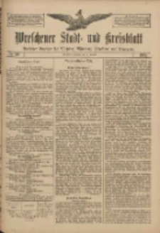 Wreschener Stadt und Kreisblatt: amtlicher Anzeiger für Wreschen, Miloslaw, Strzalkowo und Umgegend 1911.08.21 Nr99