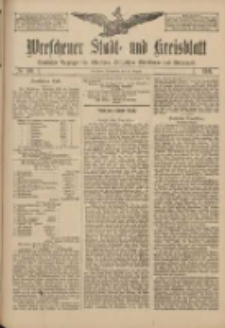 Wreschener Stadt und Kreisblatt: amtlicher Anzeiger f&uuml;r Wreschen, Miloslaw, Strzalkowo und Umgegend 1911.08.26 Nr101