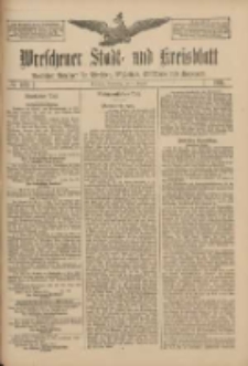 Wreschener Stadt und Kreisblatt: amtlicher Anzeiger f&uuml;r Wreschen, Miloslaw, Strzalkowo und Umgegend 1911.08.31 Nr103
