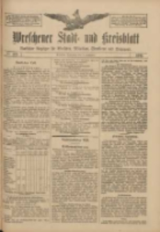 Wreschener Stadt und Kreisblatt: amtlicher Anzeiger f&uuml;r Wreschen, Miloslaw, Strzalkowo und Umgegend 1911.09.14 Nr109