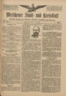 Wreschener Stadt und Kreisblatt: amtlicher Anzeiger f&uuml;r Wreschen, Miloslaw, Strzalkowo und Umgegend 1911.09.19 Nr112