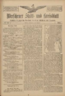 Wreschener Stadt und Kreisblatt: amtlicher Anzeiger f&uuml;r Wreschen, Miloslaw, Strzalkowo und Umgegend 1911.09.30 Nr117