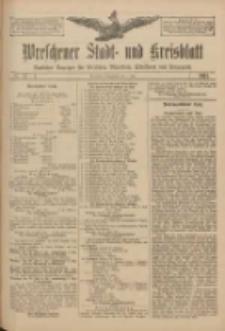Wreschener Stadt und Kreisblatt: amtlicher Anzeiger f&uuml;r Wreschen, Miloslaw, Strzalkowo und Umgegend 1911.07.01 Nr77