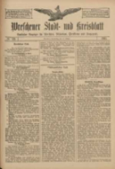 Wreschener Stadt und Kreisblatt: amtlicher Anzeiger f&uuml;r Wreschen, Miloslaw, Strzalkowo und Umgegend 1911.10.12 Nr121
