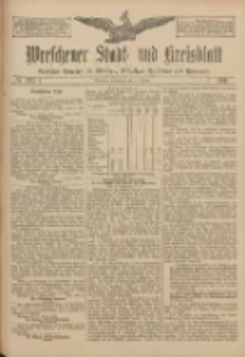 Wreschener Stadt und Kreisblatt: amtlicher Anzeiger für Wreschen, Miloslaw, Strzalkowo und Umgegend 1911.10.14 Nr122