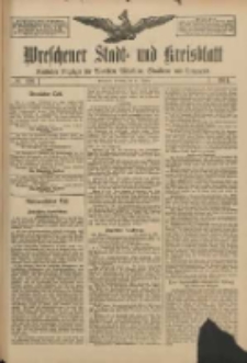 Wreschener Stadt und Kreisblatt: amtlicher Anzeiger f&uuml;r Wreschen, Miloslaw, Strzalkowo und Umgegend 1911.10.24 Nr126