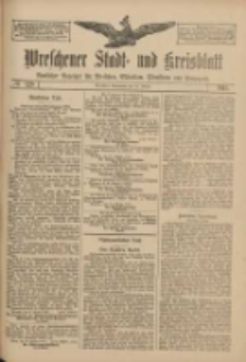 Wreschener Stadt und Kreisblatt: amtlicher Anzeiger f&uuml;r Wreschen, Miloslaw, Strzalkowo und Umgegend 1911.10.28 Nr128