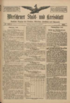 Wreschener Stadt und Kreisblatt: amtlicher Anzeiger f&uuml;r Wreschen, Miloslaw, Strzalkowo und Umgegend 1911.11.14 Nr135