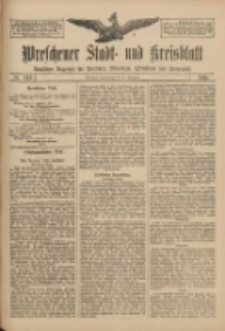 Wreschener Stadt und Kreisblatt: amtlicher Anzeiger f&uuml;r Wreschen, Miloslaw, Strzalkowo und Umgegend 1911.11.30 Nr142