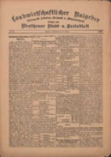 Landwirtschaftlicher Ratgeber: Zeitung für Ackerbau, Viehzucht u. Milchwirtschaft: Beilage zum Wreschener Stadt- u. Kreisblatt 1912.01.20 Nr3
