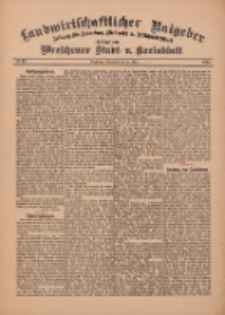 Landwirtschaftlicher Ratgeber: Zeitung für Ackerbau, Viehzucht u. Milchwirtschaft: Beilage zum Wreschener Stadt- u. Kreisblatt 1912.03.23 Nr12