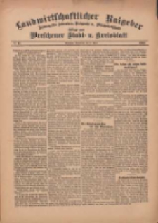Landwirtschaftlicher Ratgeber: Zeitung für Ackerbau, Viehzucht u. Milchwirtschaft: Beilage zum Wreschener Stadt- u. Kreisblatt 1912.04.20 Nr17