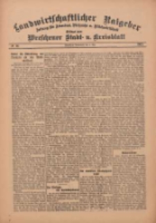 Landwirtschaftlicher Ratgeber: Zeitung für Ackerbau, Viehzucht u. Milchwirtschaft: Beilage zum Wreschener Stadt- u. Kreisblatt 1912.05.04 Nr19