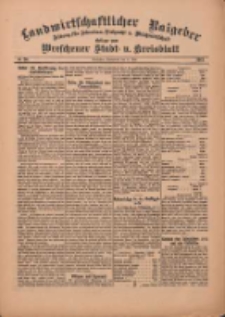 Landwirtschaftlicher Ratgeber: Zeitung für Ackerbau, Viehzucht u. Milchwirtschaft: Beilage zum Wreschener Stadt- u. Kreisblatt 1912.05.11 Nr20