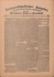 Landwirtschaftlicher Ratgeber: Zeitung für Ackerbau, Viehzucht u. Milchwirtschaft: Beilage zum Wreschener Stadt- u. Kreisblatt 1912.05.18 Nr21