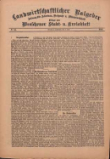 Landwirtschaftlicher Ratgeber: Zeitung für Ackerbau, Viehzucht u. Milchwirtschaft: Beilage zum Wreschener Stadt- u. Kreisblatt 1912.06.08 Nr24