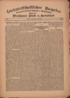 Landwirtschaftlicher Ratgeber: Zeitung für Ackerbau, Viehzucht u. Milchwirtschaft: Beilage zum Wreschener Stadt- u. Kreisblatt 1912.02.10 Nr6