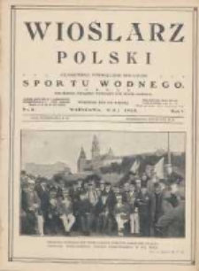Wioślarz Polski: czasopismo, poświęcone sprawom sportu wodnego 1925.05 R.1 Nr2