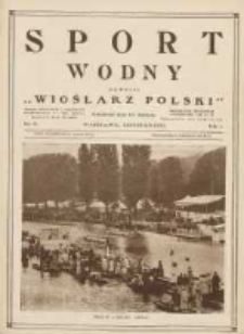 Sport Wodny: organ Polskiego Związku Towarzystw Wioślarskich 1925.11 R.1 Nr8