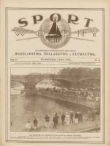 Sport Wodny: czasopismo poświęcone sprawom wioślarstwa, żeglarstwa i pływactwa 1926.02 R.2 Nr2