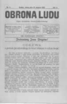 Obrona Ludu: organ Stronnictwa Chrześcijańsko-Ludowego. 1899 R.2 Nr5