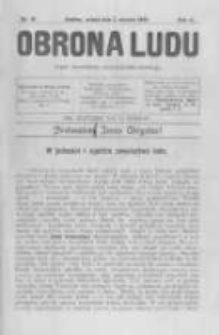 Obrona Ludu: organ Stronnictwa Chrześcijańsko-Ludowego. 1899 R.2 Nr19