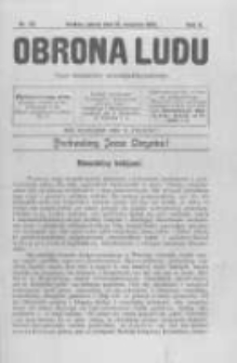 Obrona Ludu: organ Stronnictwa Chrześcijańsko-Ludowego. 1899 R.2 Nr22