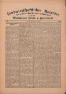 Landwirtschaftlicher Ratgeber: Zeitung für Ackerbau, Viehzucht u. Milchwirtschaft: Beilage zum Wreschener Stadt- u. Kreisblatt 1912.08.03 Nr32