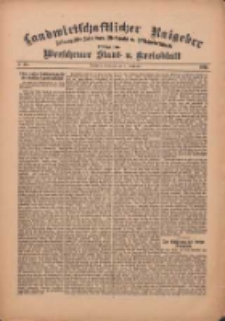 Landwirtschaftlicher Ratgeber: Zeitung für Ackerbau, Viehzucht u. Milchwirtschaft: Beilage zum Wreschener Stadt- u. Kreisblatt 1912.09.21 Nr39