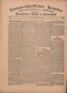 Landwirtschaftlicher Ratgeber: Zeitung für Ackerbau, Viehzucht u. Milchwirtschaft: Beilage zum Wreschener Stadt- u. Kreisblatt 1912.10.26 Nr44