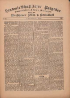 Landwirtschaftlicher Ratgeber: Zeitung für Ackerbau, Viehzucht u. Milchwirtschaft: Beilage zum Wreschener Stadt- u. Kreisblatt 1912.11.02 Nr45