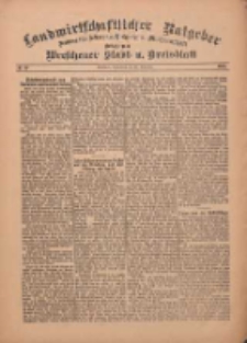 Landwirtschaftlicher Ratgeber: Zeitung für Ackerbau, Viehzucht u. Milchwirtschaft: Beilage zum Wreschener Stadt- u. Kreisblatt 1912.11.16 Nr47