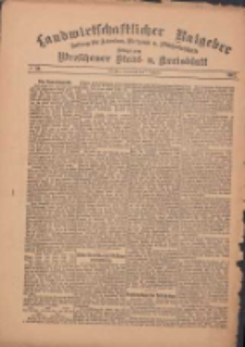 Landwirtschaftlicher Ratgeber: Zeitung für Ackerbau, Viehzucht u. Milchwirtschaft: Beilage zum Wreschener Stadt- u. Kreisblatt 1912.12.07 Nr50