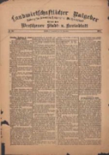 Landwirtschaftlicher Ratgeber: Zeitung für Ackerbau, Viehzucht u. Milchwirtschaft: Beilage zum Wreschener Stadt- u. Kreisblatt 1912.12.28 Nr53