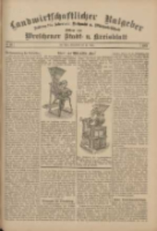 Landwirtschaftlicher Ratgeber: Zeitung für Ackerbau, Viehzucht u. Milchwirtschaft: Beilage zum Wreschener Stadt- u. Kreisblatt 1911.04.15 Nr16