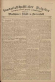 Landwirtschaftlicher Ratgeber: Zeitung für Ackerbau, Viehzucht u. Milchwirtschaft: Beilage zum Wreschener Stadt- u. Kreisblatt 1911.06.24 Nr26