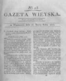 Gazeta wieyska czyli wiadomości gospodarczo-rolnicze. 1817.03.28 Nr13