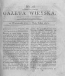 Gazeta wieyska czyli wiadomości gospodarczo-rolnicze. 1817.05.02 Nr18