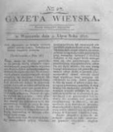 Gazeta wieyska czyli wiadomości gospodarczo-rolnicze. 1817.07.04 Nr27