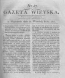 Gazeta wieyska czyli wiadomości gospodarczo-rolnicze. 1817.09.12 Nr37