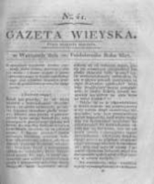 Gazeta wieyska czyli wiadomości gospodarczo-rolnicze. 1817.10.10 Nr41