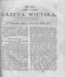 Gazeta wieyska czyli wiadomości gospodarczo-rolnicze. 1817.11.07 Nr45
