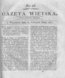 Gazeta wieyska czyli wiadomości gospodarczo-rolnicze. 1817.11.14 Nr46