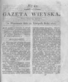 Gazeta wieyska czyli wiadomości gospodarczo-rolnicze. 1817.11.21 Nr47