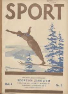 Sport Wodny: dwutygodnik poświęcony sprawom wioślarstwa, żeglarstwa i pływactwa 1928.01.15 R.4 Nr2
