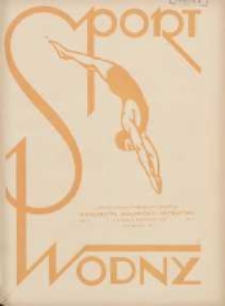 Sport Wodny: dwutygodnik poświęcony sprawom wioślarstwa, żeglarstwa i pływactwa 1929.04 R.5 Nr7